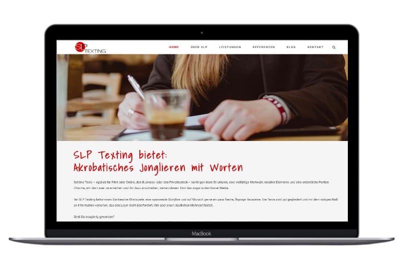 Macbook-Darstellung-SLP-Texting-Website